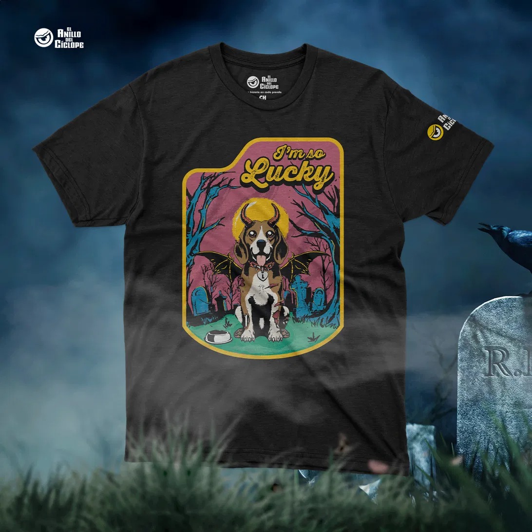 Playera I'm So Lucky