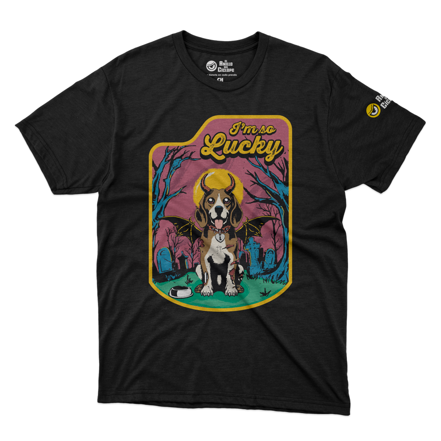 Playera con el diseño I'm So Lucky