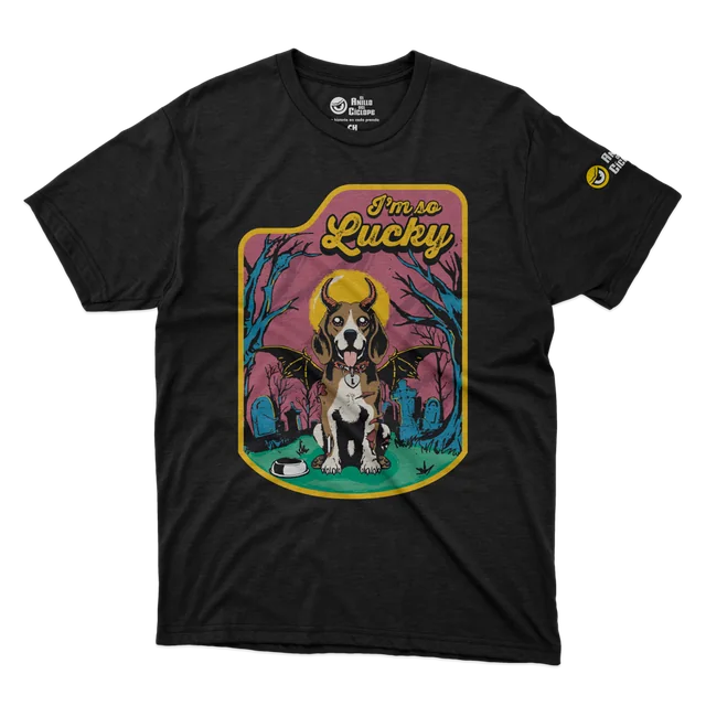 Playera con el diseño I'm So Lucky