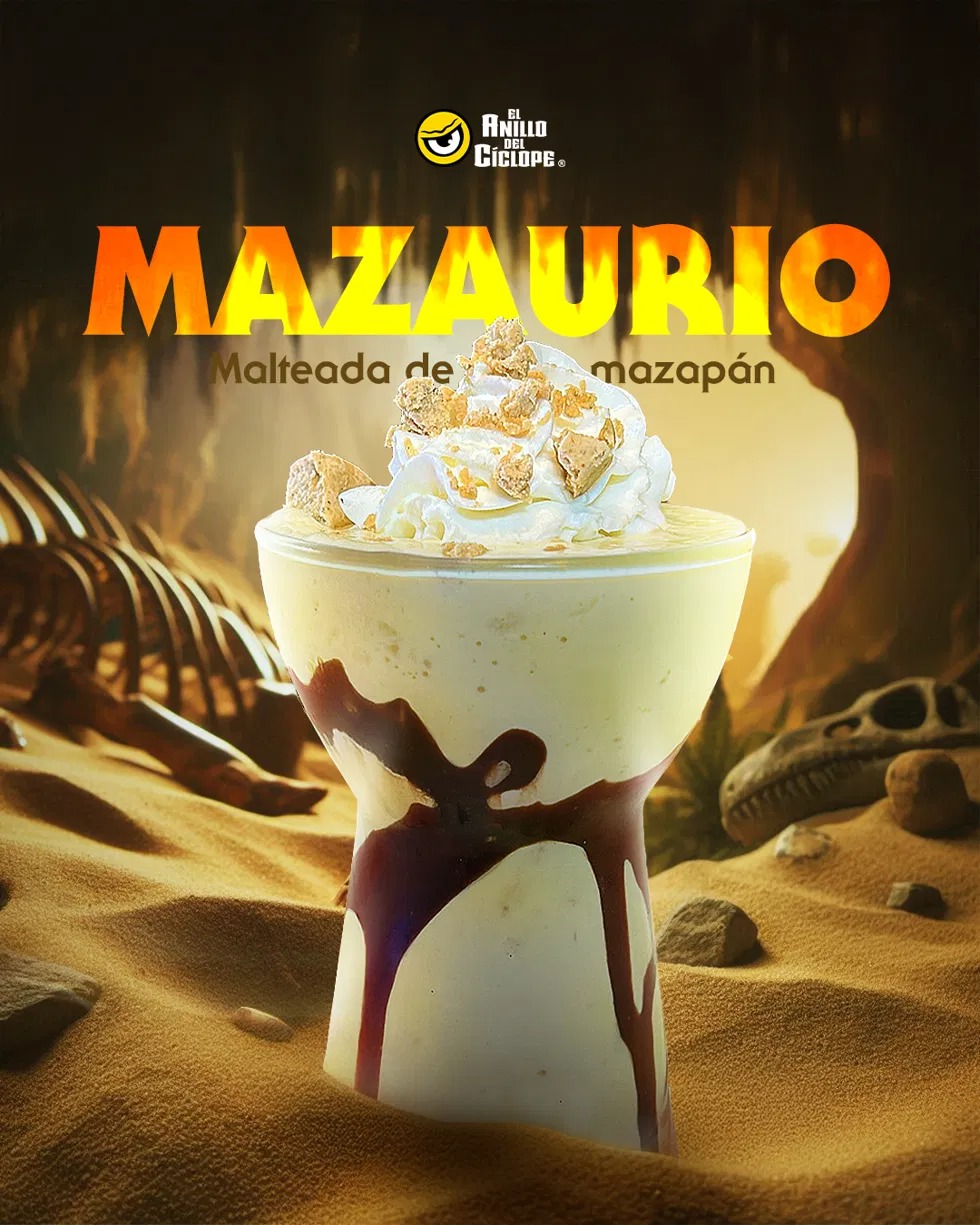 Mazaurio: malteada de mazapán